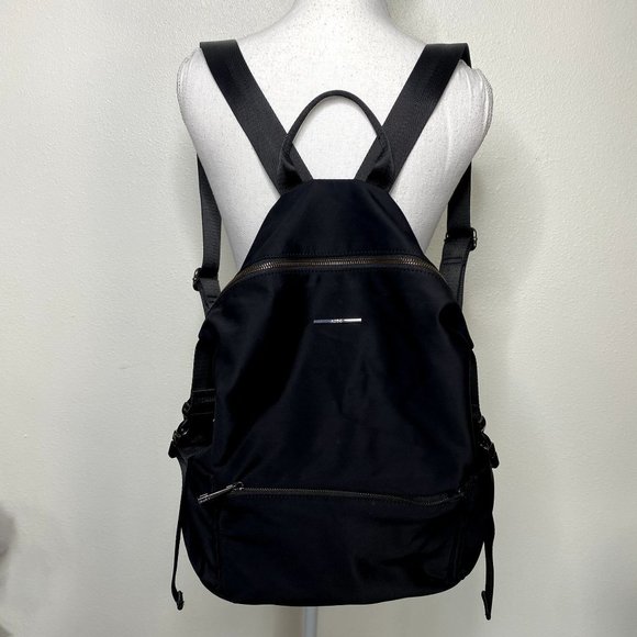 Aldo Bags Aldo Black Satin Backpack Poshmark